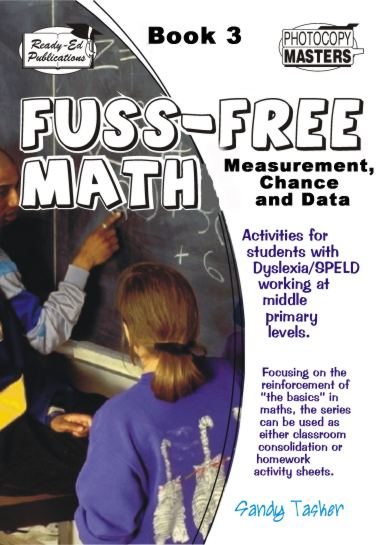Product picture Fuss-Free Math  Bk 3 Measurement, Chance, Data & Space (US Version)