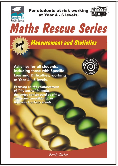 Product picture Maths Rescue    Bk 6 Measurement and Statistics  (NZ Version)